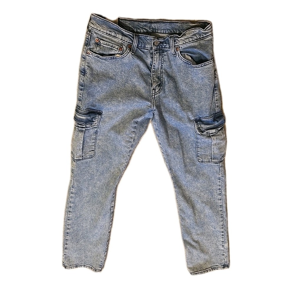 Levis Premium 541 Jeans Mens 31x32 Athletic Taper 100% Cotton Med Wash Denim L32
